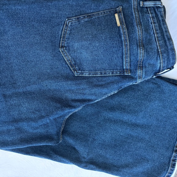 Michael Kors Women's Wide Leg Blue Jeans - Picture 8 of 8